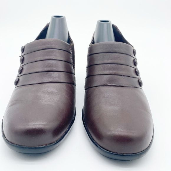 Clarks Bendables #16260 Women’s Brown Ankle Boots Size 8 - Picture 1 of 13